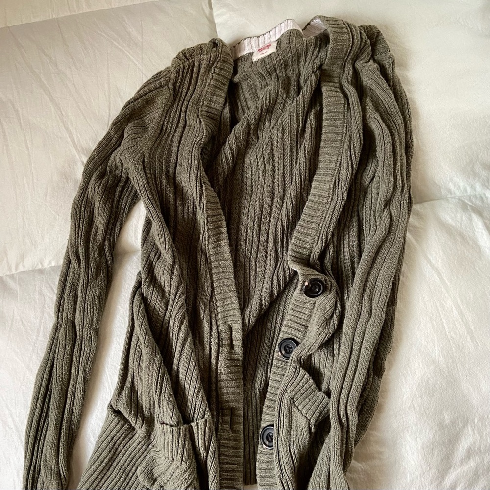 Olive cardigan